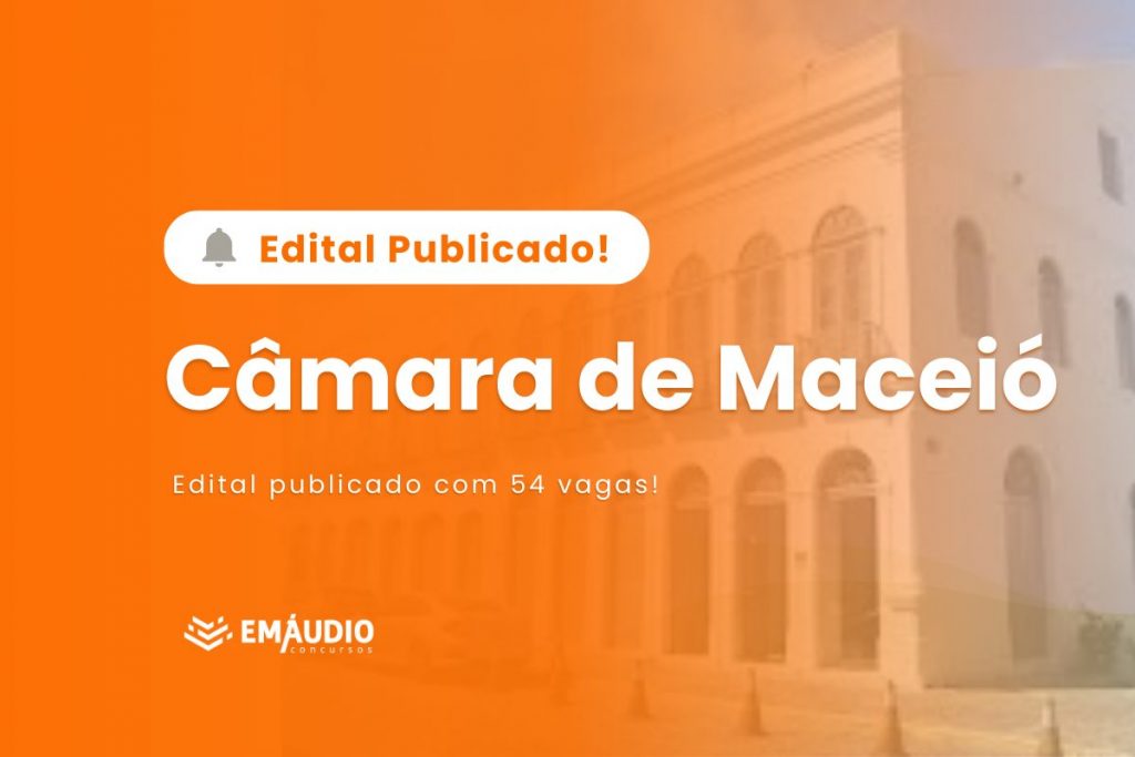 Edital Publicado Câmara de Maceió