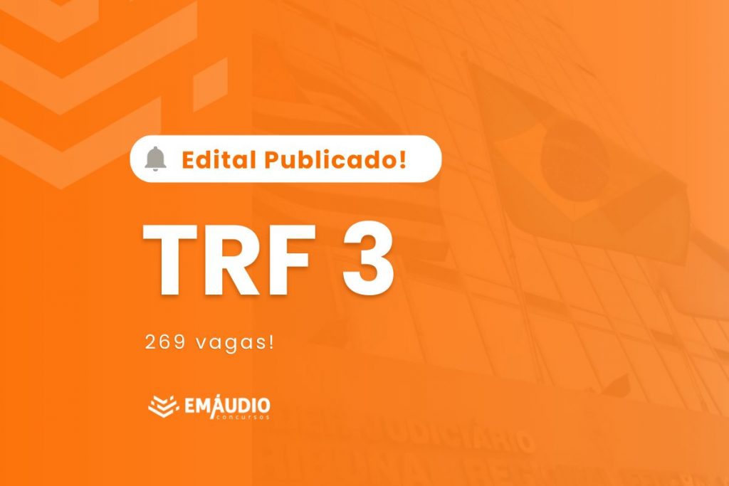 Edital publicado TRF 3