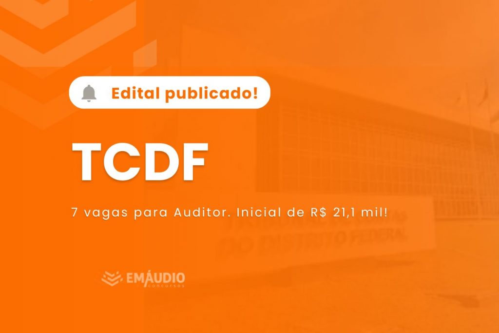 Edital TCDF publicado