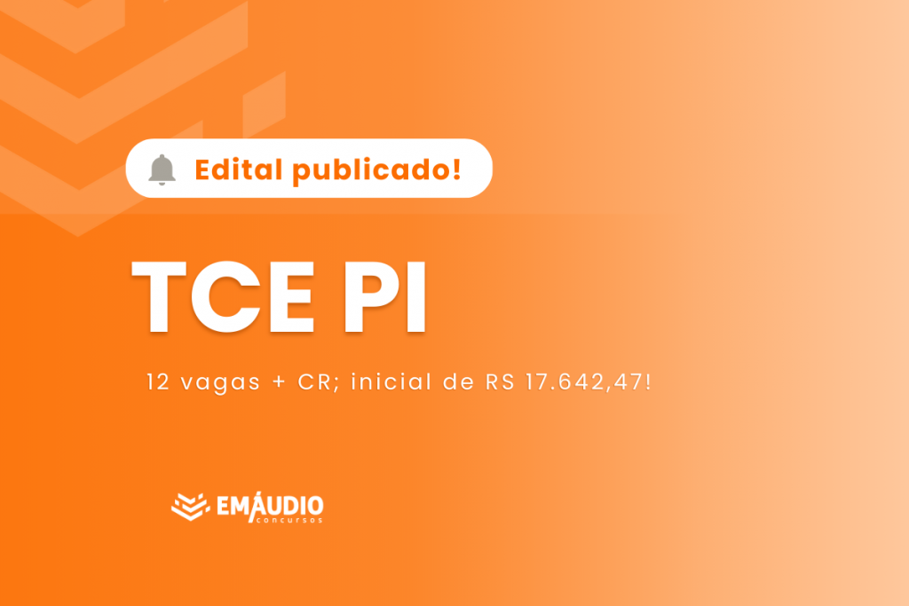 Edital publicado TCE PI