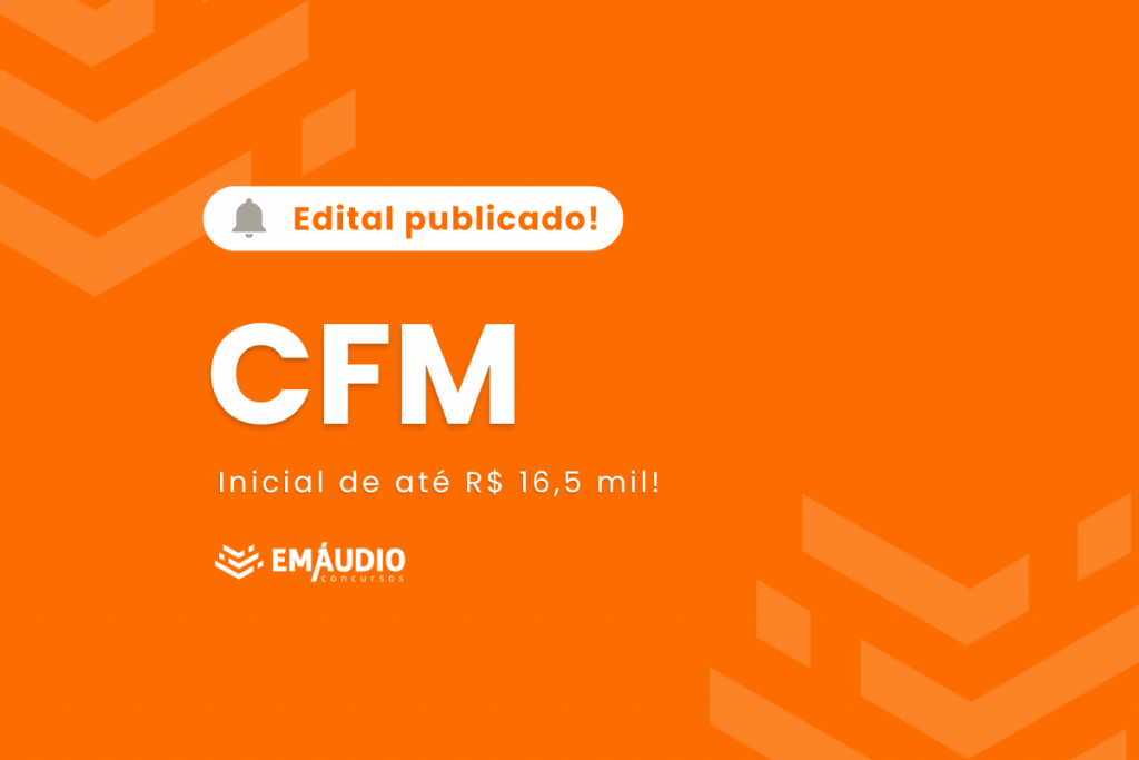 Edital publicado CFM