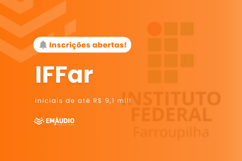 Inscrições abertas IFFar
