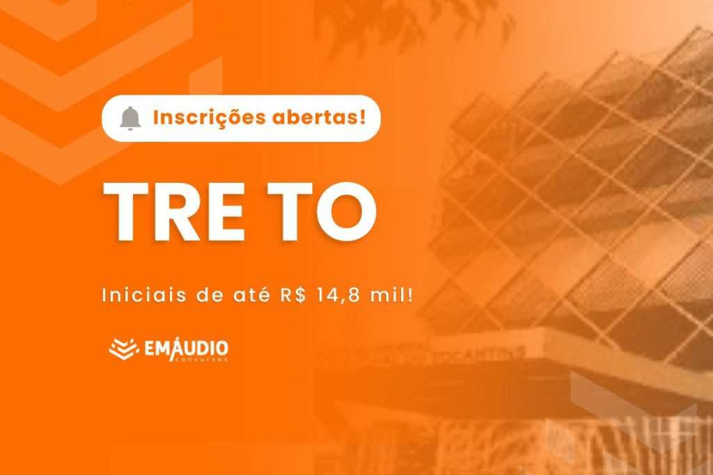Inscrições abertas TRE TO
