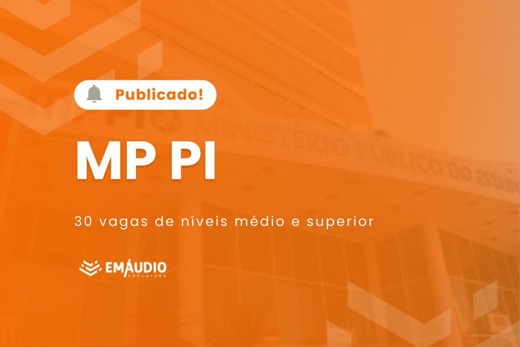 Edital MP PI publicado