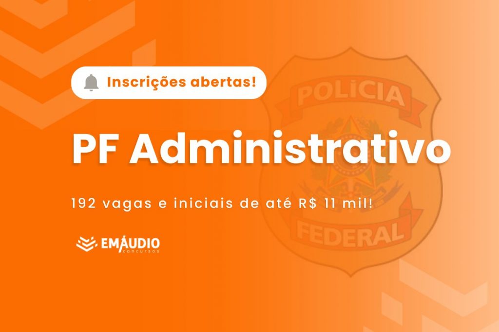 Inscrições abertas PF